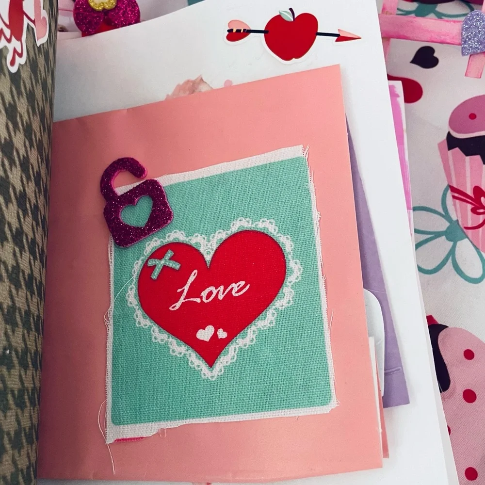 $19. Journal with Heart and Rose